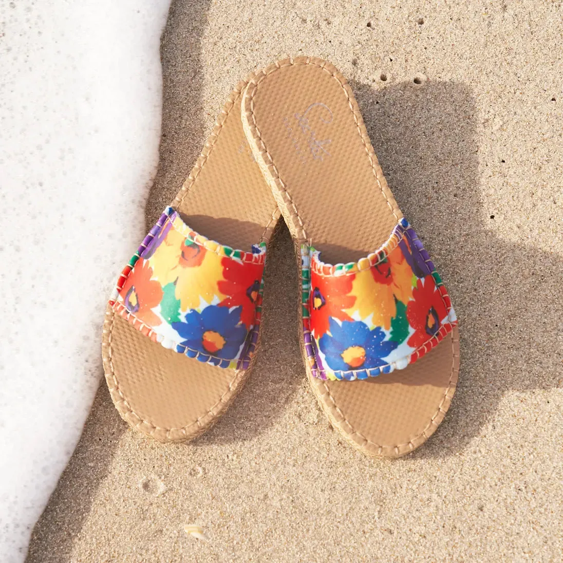 FLORAL EXPLOSION - WOMENS CABANA SLIDE