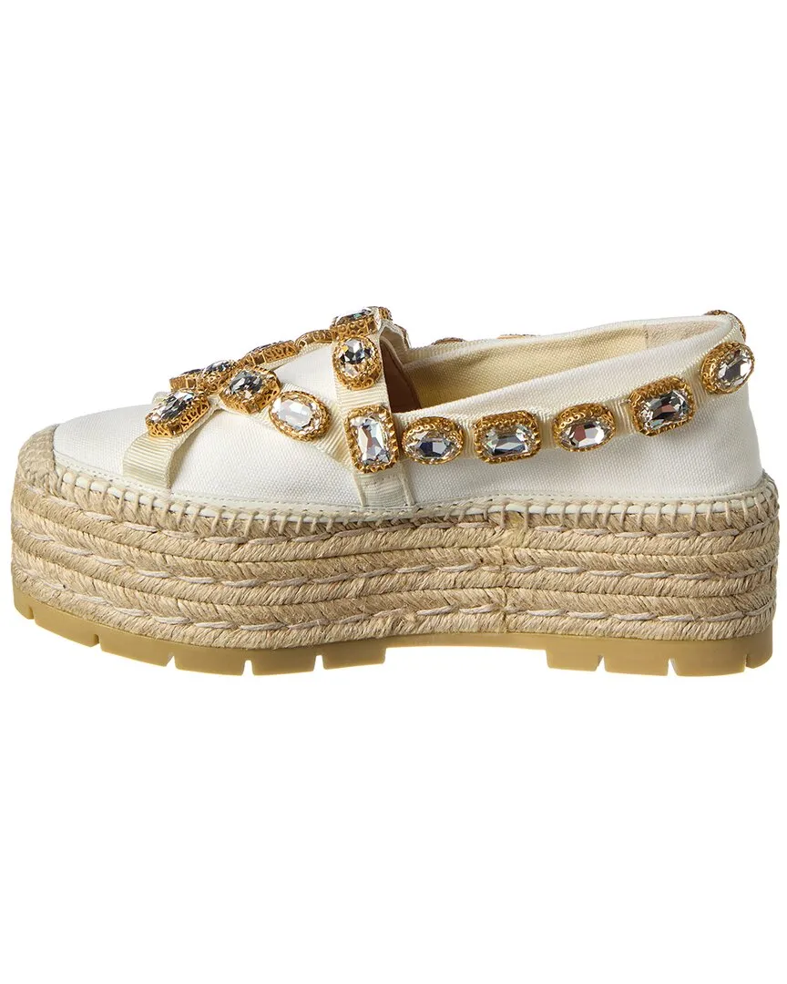 Gucci Canvas Platform Espadrille