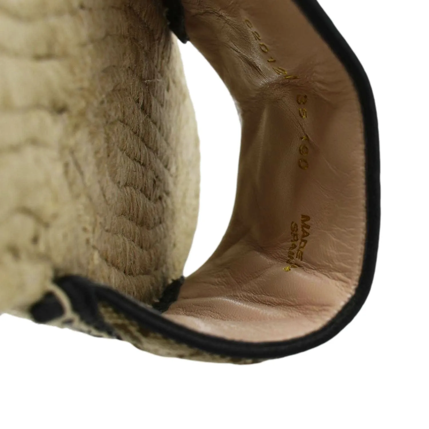 GUCCI Espadrilles GG Canvas Mules Beige 620120
