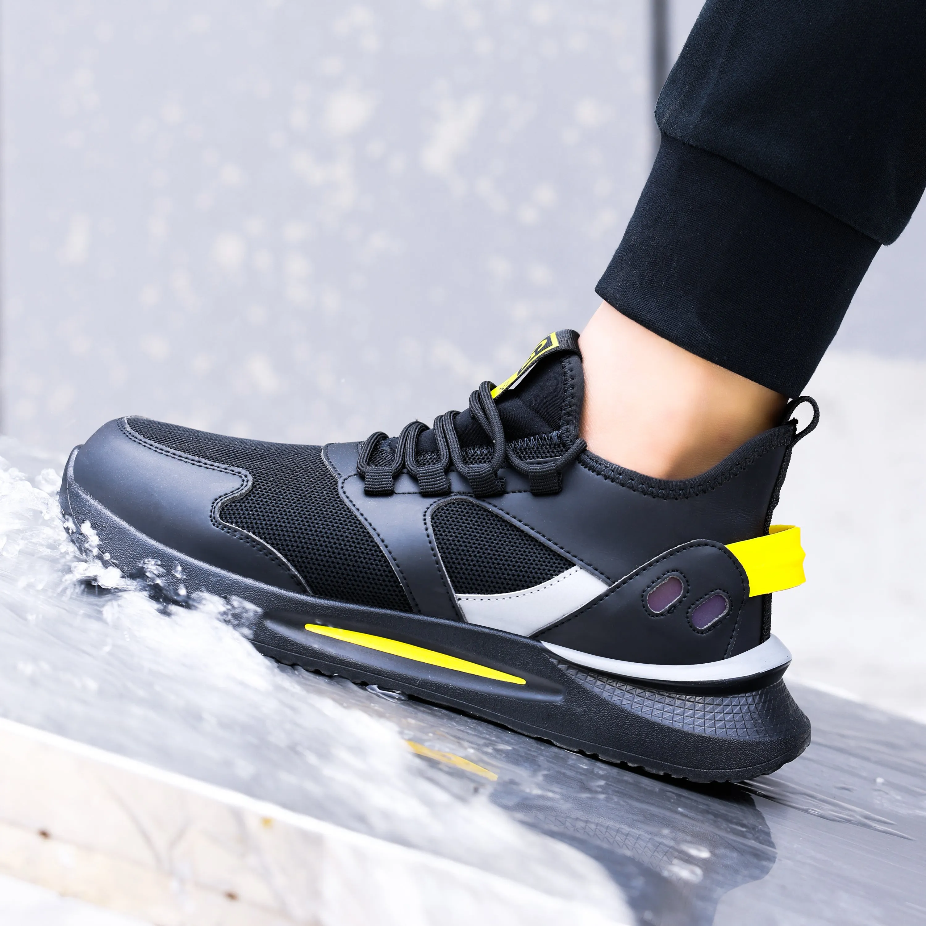 Mens Steel Toe Cap Trainer Style N22