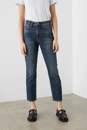 Nina High-Rise Ankle Cigarette Jeans
