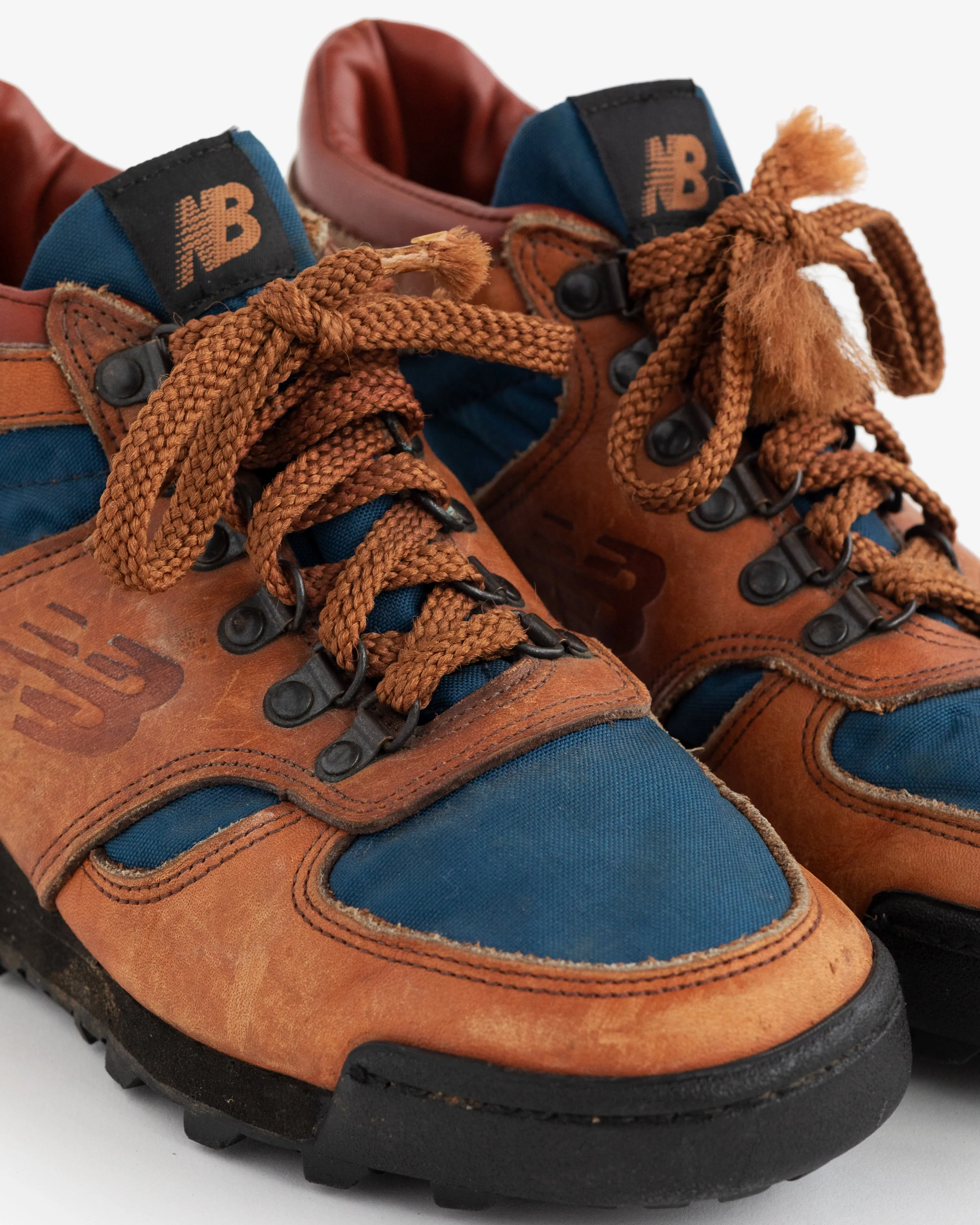 Vintage NB Brown Leather Hiker Boots