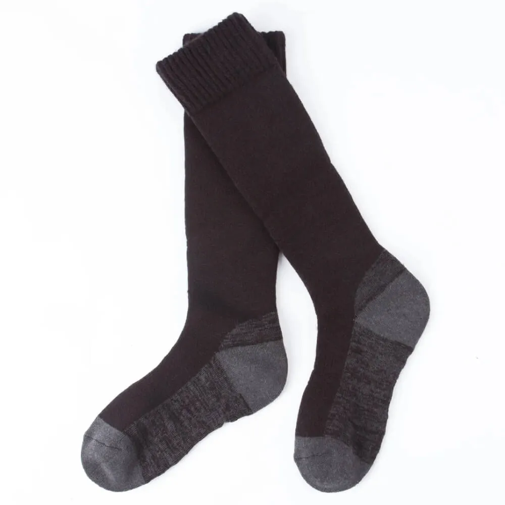 Zerofit Heatrub Ultimate Knee Length Socks Black